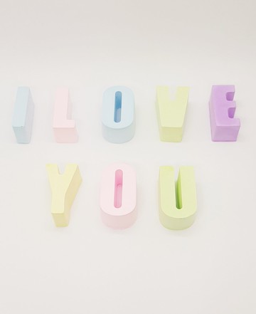 手作英文大寫A~Z擴香石-情人節禮物-生日禮物-聖誕交換禮物