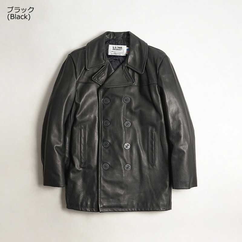 ショット SCHOTT 140 メンズ レザー ダブル ピーコート アメリカ製