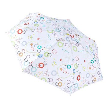 RAINSTORY繽紛幾何抗UV手開迷你口袋傘
