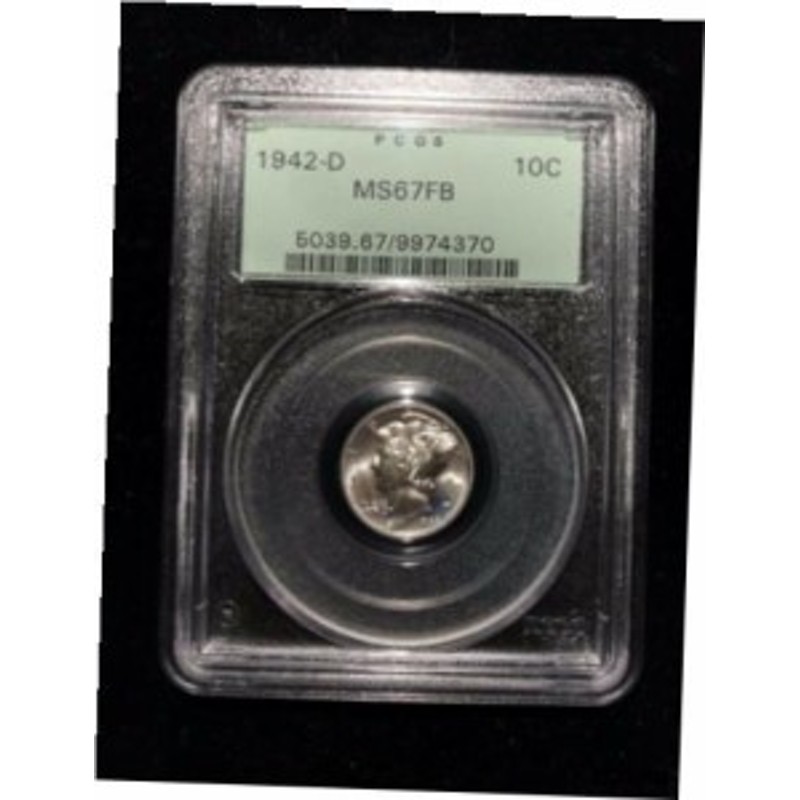 品質保証書付】 アンティークコイン NGC PCGS 1942 D Mercury Dime