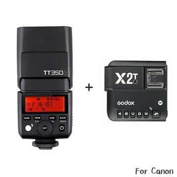 Godox 神牛 TT350C + X2 發射器 機頂閃光燈 Canon 高速同步 搭X2T 公司貨 ◎相機專家◎