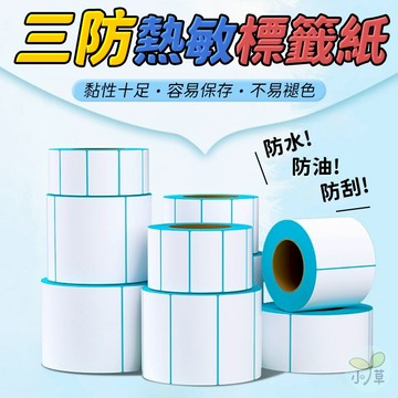 🔥隔日到貨🔥三防熱敏標籤紙 出貨單 空白標籤貼紙 打印貼紙 出單紙 熱感紙 熱敏紙 標籤紙 感應紙 熱感應貼紙 熱感紙捲