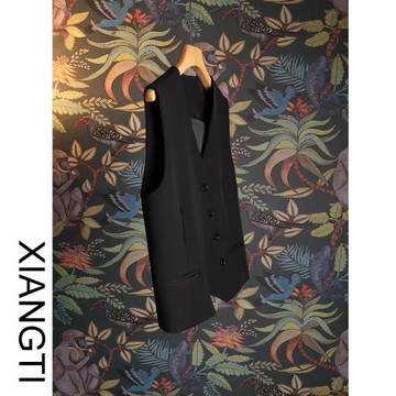 XT西裝小馬甲女新款2025初秋季小個子馬夾時尚氣質內搭背心女款潮