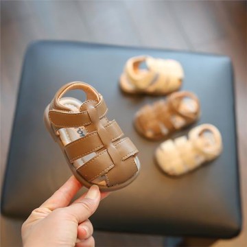 寶寶學步鞋1一2歲夏季小童涼鞋男寶防滑軟底女童單鞋嬰兒鞋子鏤空