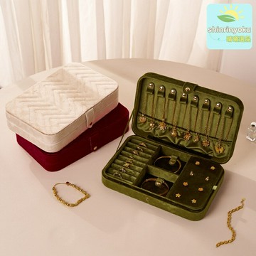 【復古大容量】首飾收納盒 飾品收納盒 耳釘耳環項鍊 多層分隔 絨布內襯 防氧化 桌面梳妝檯整理 女生禮物優選