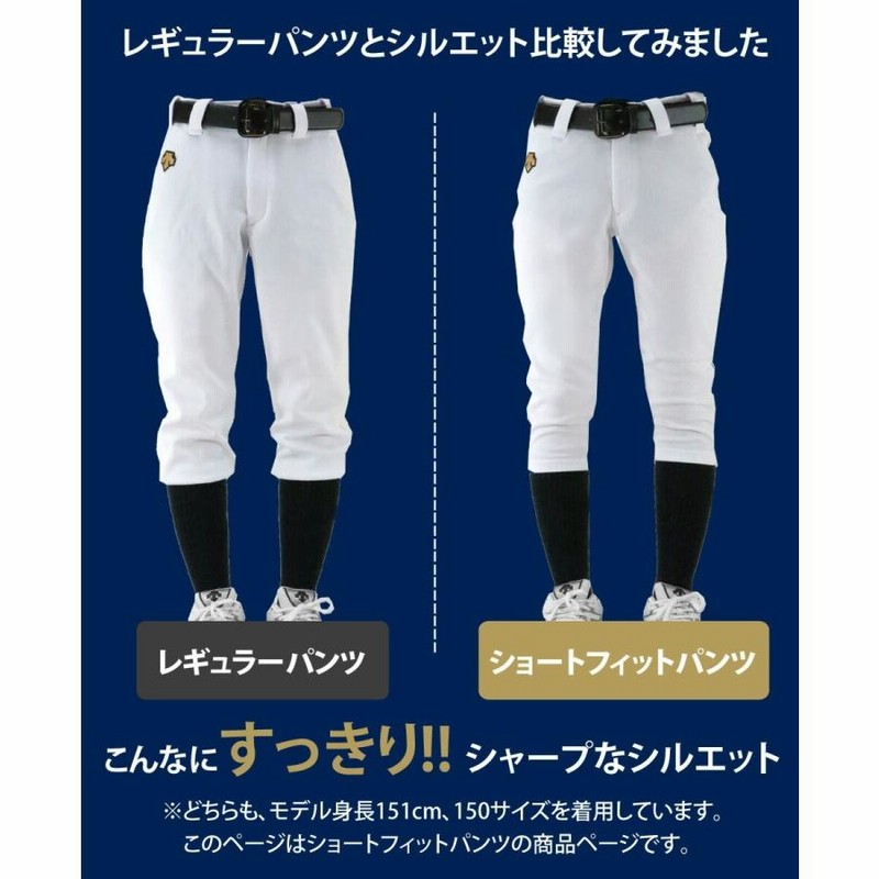 デサント 野球 ユニフォームパンツ ジュニア ライン入り