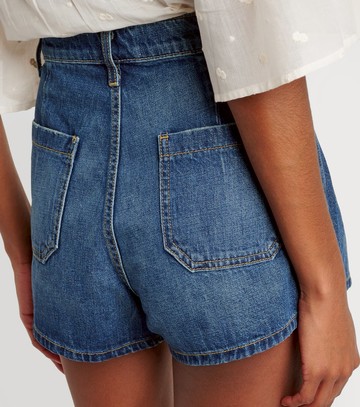Nili Lotan Harley high-rise denim shorts