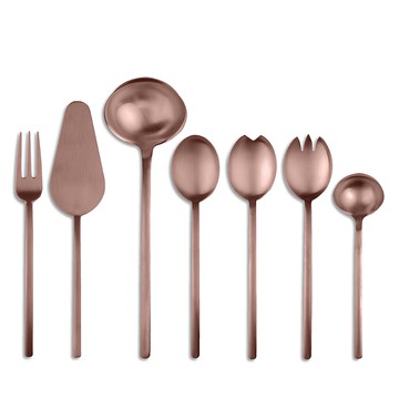 Mepra Due Ice Bronze 7 Piece Serving Set