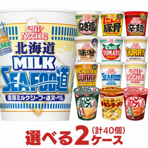 カップヌードル タテ型 カップラーメン 選べる合計2ケース（計40個）セット 日清食品