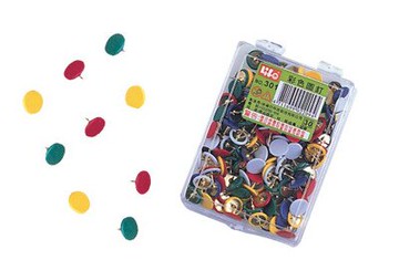 徠福 彩色 圖釘 165支入 / 盒 NO.301【APP滿額下單10%點數(單一帳號最高5000點)】1/31止