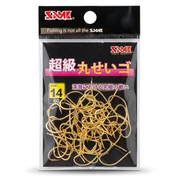 SAME 莎美 頂級丸せいゴ MARUSEIGO GOLD SSH-121NN 金色  14號  60入  1個