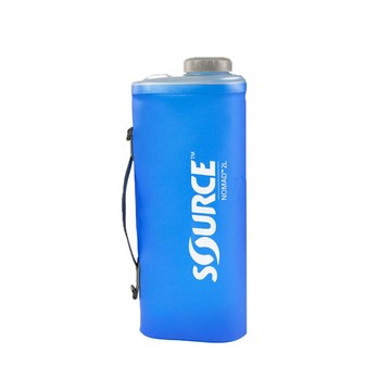 SOURCE Nomadic 輕量軟式水瓶 2070700102 / 藍 2000ml 瓶身可收摺