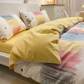 純棉四件套全棉100床單四季通用家用雙人被套學生宿舍床上三件套4