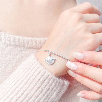 / 印記 / 客製化寵物鼻紋925純銀手鈪 手環 手鐲 寵物紋 掌紋