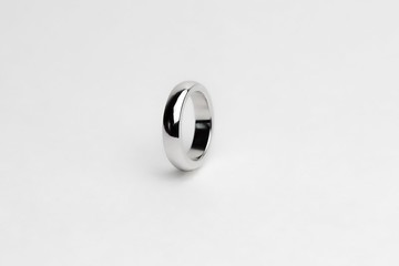 【老公婚戒】Faith Band 寬版戒指 • 純銀戒指厚鍍18K金