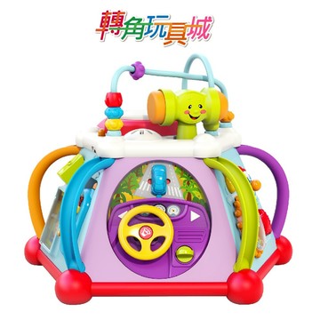 《匯樂》六面拍拍鼓遊樂園 15合一 806 紙箱出貨『轉角玩具城』《HolaLand歡樂島 聲光玩具 現貨》