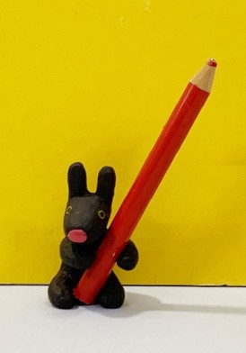 【震撼精品百貨】Gaspard et Lisa_麗莎和卡斯柏~造型名片夾-黑狗#05098