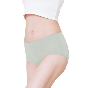 【緊實包臀】輕薄抗菌無痕內褲-中腰 - L / 酪梨綠