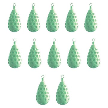MONCROSS SWITZERLAND 凹點水滴夜光鉛墜 (小章魚/烏賊/章魚專用)  3個  16號  4組