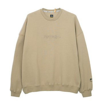 5th STREET｜山形｜女裝｜拼接長袖T恤｜咖啡