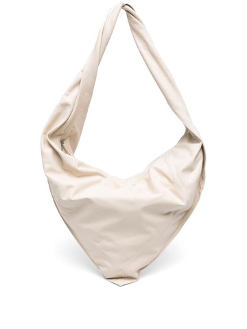 LEMAIRE - Scarf leather crossbody bag - women - Sheepskin/Polyester/Polyurethane - One Size - White