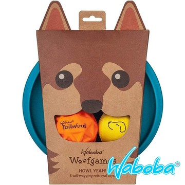 【Waboba】寵物玩具組/飛盤＋彈力球＋凝膠球 560C03 戶外 出遊 沙灘 海岸 親子 遊戲 寵物 公園 飛盤 動物 貓狗