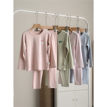 A類 兒童莫棉內衣保暖套裝 男女童無骨秋衣秋褲 170中大童 秋冬款