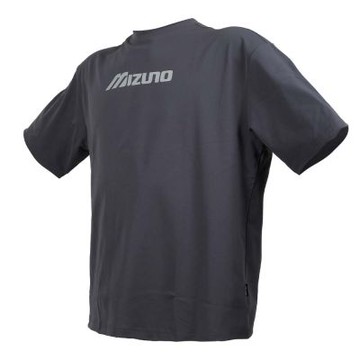 MIZUNO 男短袖T恤-抗UV  台灣製 運動 上衣 休閒 D2TAC00608 深灰淺灰