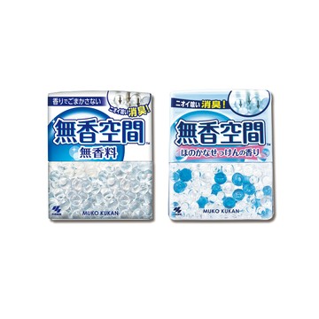 小林製藥 (2盒任選超值組)日本無香空間居家室內消臭珠芳香除臭劑315g/盒(無香/皂香_2款可選)