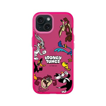 iPhone 15 Clear 粉漾桃 - 樂一通 Looney Tunes - 馬拉松
