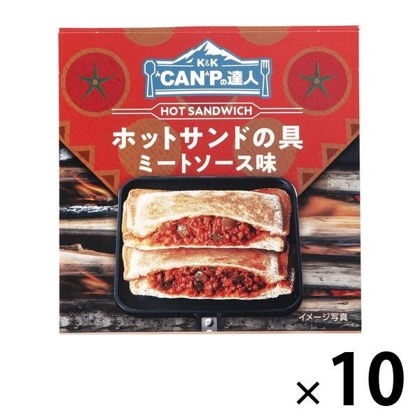 国分グループ本社缶詰 ”CAN”Pの達人 ホットサンドの具 ミートソース味 1セット（10缶） 国分グループ本社 キャンプ