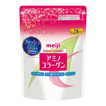 meiji 明治 台灣公司貨 Amino Collagen 氨基膠原蛋白 膠原蛋白粉 28日份  196g  1包
