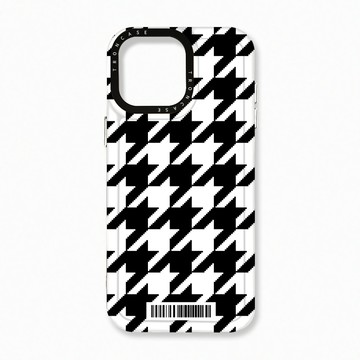 iPhone 16 Pro Max 殼 TRON IPhone 16 Pro Max 雙色千鳥紋  載具 太空殼 透黑款 手機殼