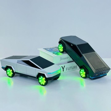 新創意車模 音箱賽博皮卡炫酷桌面擺件多功能音響U盤