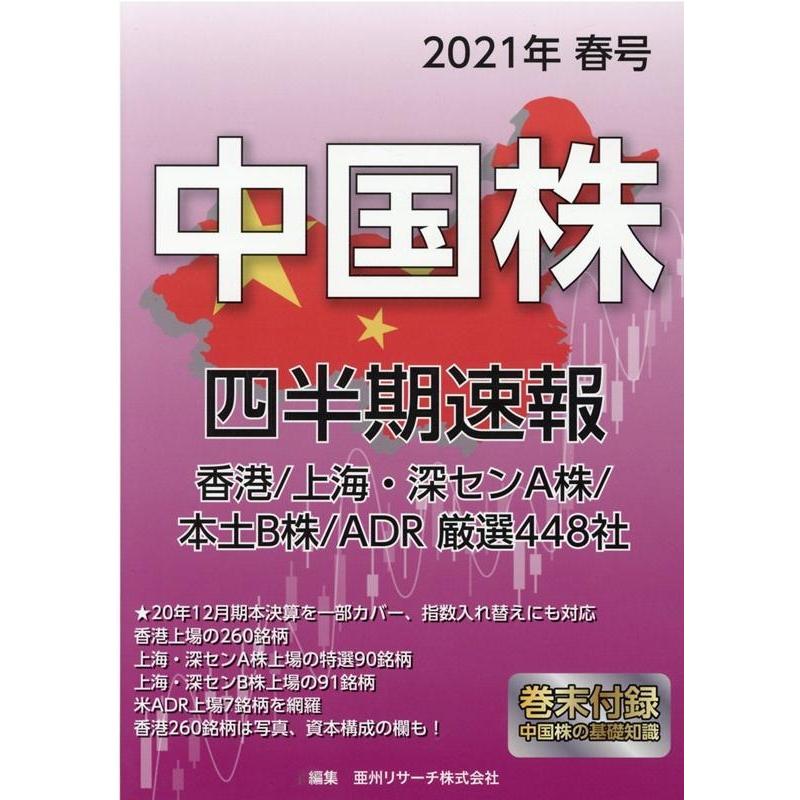 中国株四半期速報 2021年春号