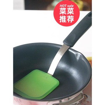 翻雞蛋煎牛排松餅~好使！硅膠小煎鏟不粘鍋專用翻面耐高溫加長柄