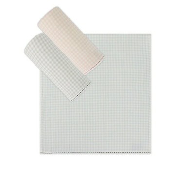 方格紗布手巾【顏色隨機出貨】