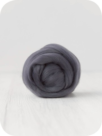 義大利托斯卡尼-19M美麗奴羊毛 DM309暴風雨｜50g｜DIY手作/羊毛氈材料/文創