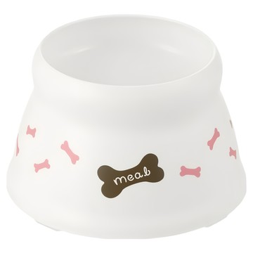 Richell 利其爾 好食寬底狗碗  1個  白色