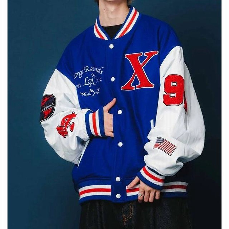 エクストララージ XLARGE OG LOGO VARSITY JACKET スタジャン オージー ...