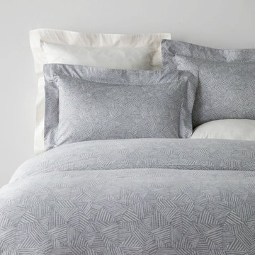 (組)查莉300織純棉床被四件組雙人 三角菱