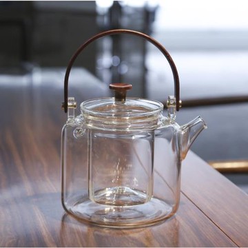 新羽木璃玻璃茶壺提梁壺燒水壺煮茶壺蒸茶壺功夫茶具家用茶水分離