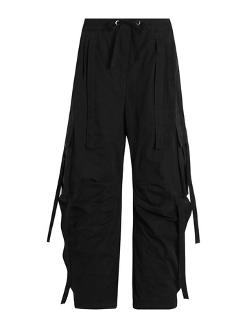 dolce & gabbana waxed faille cargo pants