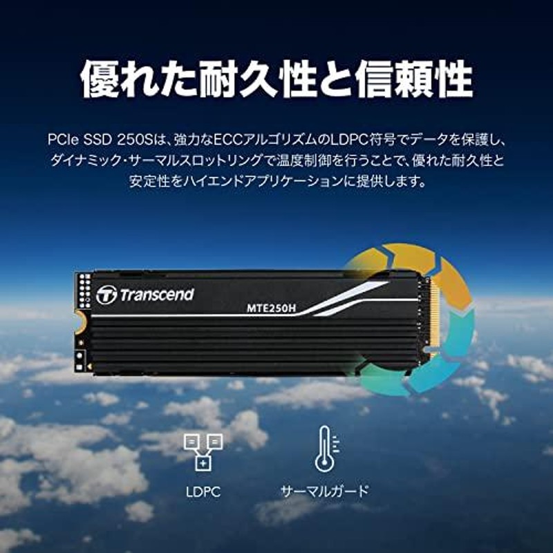 トランセンドジャパン トランセンド 1TB SSD M.2(2280) NVMe PCIe Gen4