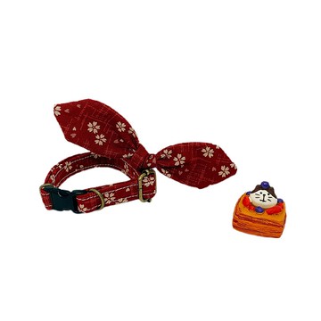 MaoFenBiBi 一起來賞櫻 - 限量日本布 - 手作赫本巾 & 手工項圈