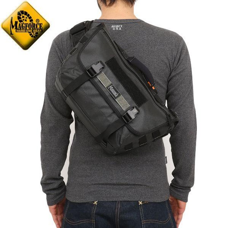 MAGFORCE マグフォース MF-6052 Ferocious Messenger Bag Black 