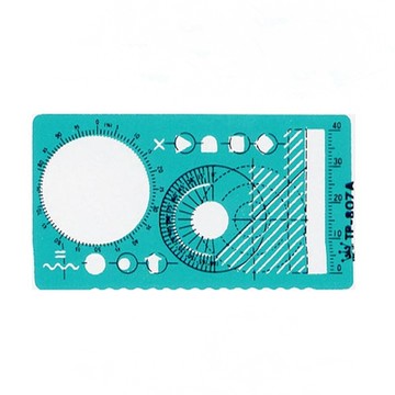 徠福 名片型定規 / 片 TP-807A