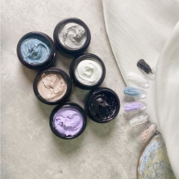 Edge 美甲立體砂礫石膏膠 浮雕膠 復古巴洛克 洛可可風 款式絕了