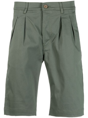 Rossignol - logo-patch cotton shorts - men - Cotton/Elastane - XXL - Green