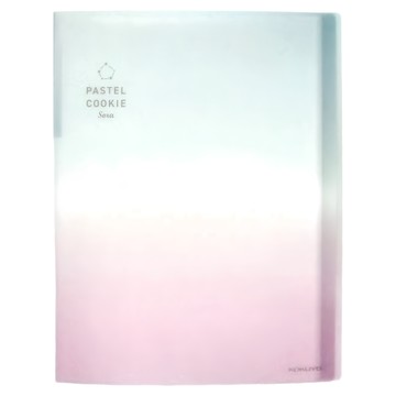 KOKUYO 國譽 Pastel Cookie Sora收納資料夾 活頁夾本體 索引卡5入 日本進口Campus行距8mm橫線活頁紙40枚入 A4 B5 A5  綠粉色  1本